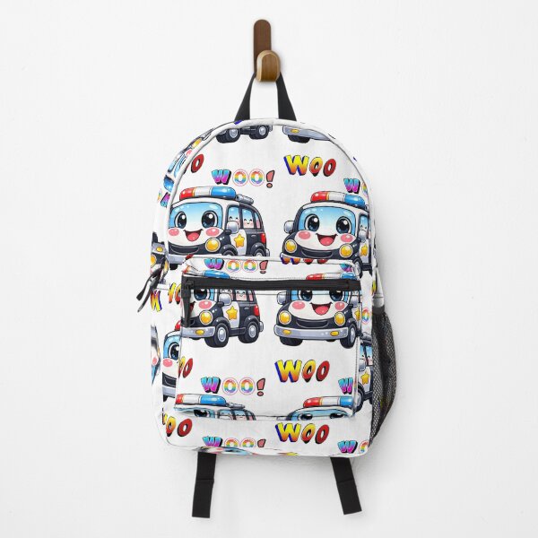 Item preview, Woo Woo Police Car | Cute Friendly Cartoon Police Vehicle for Kids designed and sold by Black Signal.