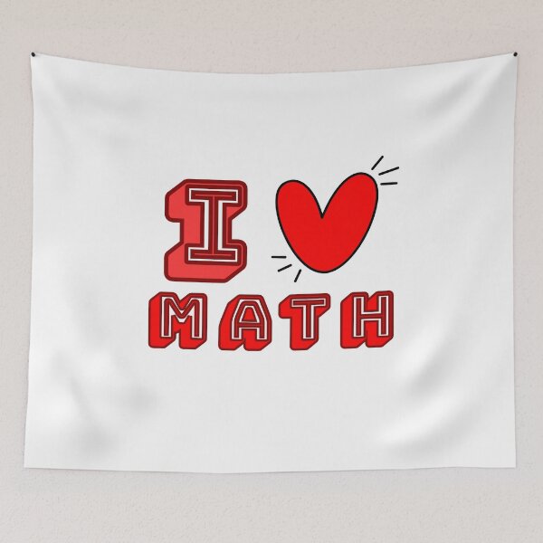 Item preview, I love math retro style designed and sold by PeterskyDesign.