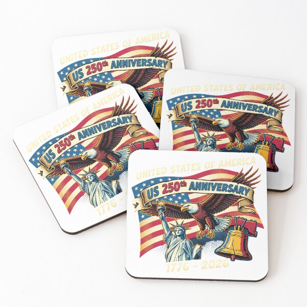 Item preview, US 250th Anniversary American Heritage Commemoration designed and sold by chattsuede.
