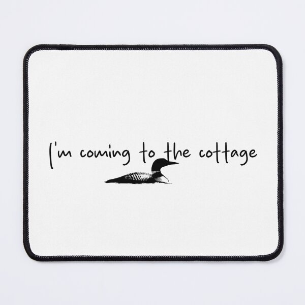 Item preview, I'm coming to the cottage - with loon - Heated Rivalry, Ilya Rozanov, Shane Hollander, Hollanov Quote Sticker Art designed and sold by RosefinchArt.