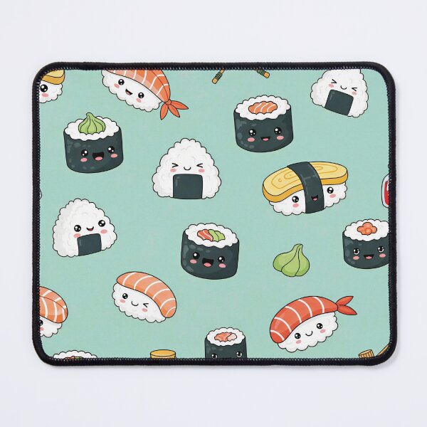 Item preview, Kawaii Sushi Pattern  designed and sold by Timegraf.