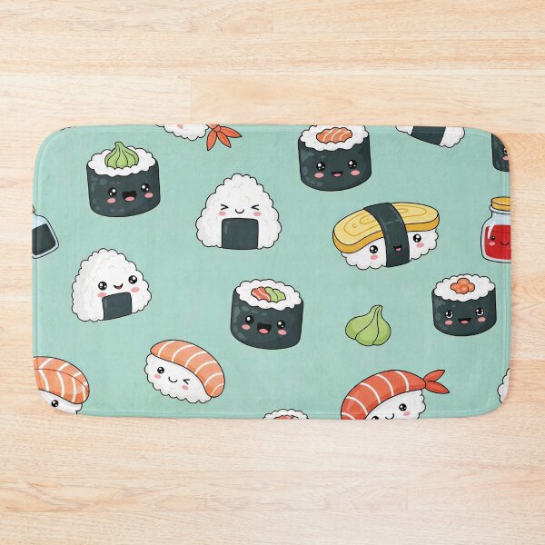 Item preview, Kawaii Sushi Pattern  designed and sold by Timegraf.