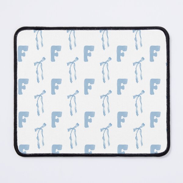 Item preview, Watercolor Blue Bow Letter F Phone Case Aesthetic Gift for her and mom, Coquette Blue Bow Letter F Blanket Cozy Gift for Girls, Letter F Blue Bow Journal Aesthetic Graduation Gift for her and girls designed and sold by VivaFy.