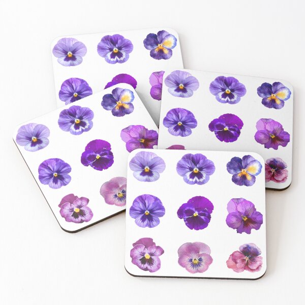 Item preview, Pink and Purple Pansies designed and sold by WillandWent.