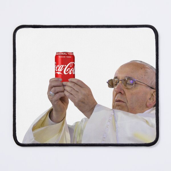 Item preview, The Pope holding a can of coke designed and sold by hnnhbnna.