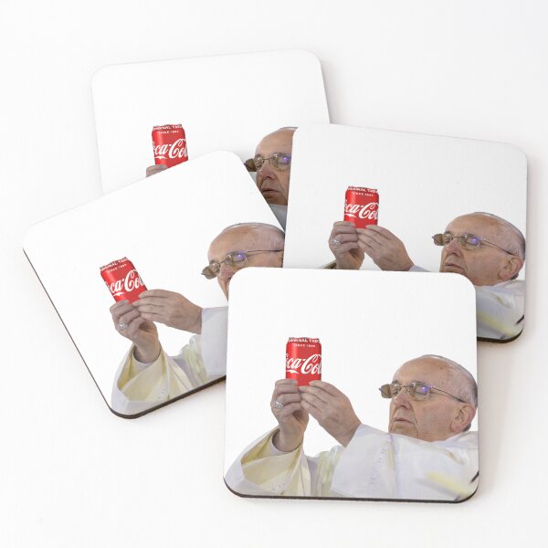 Item preview, The Pope holding a can of coke designed and sold by hnnhbnna.