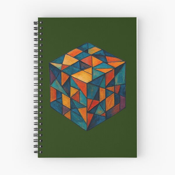 Item preview, Abstract Geometric Cube Mosaic designed and sold by Ecosetereos.