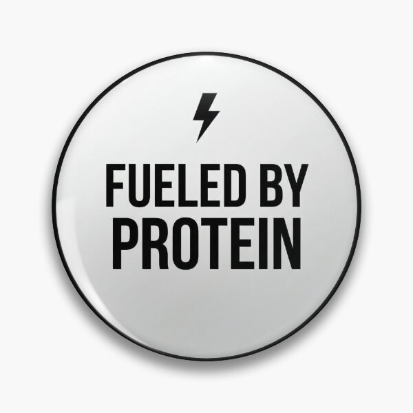 Item preview,  Fueled By Protein Minimalist Sticker Gym Nutrition Fitness Humor designed and sold by Bmd4Fitness.
