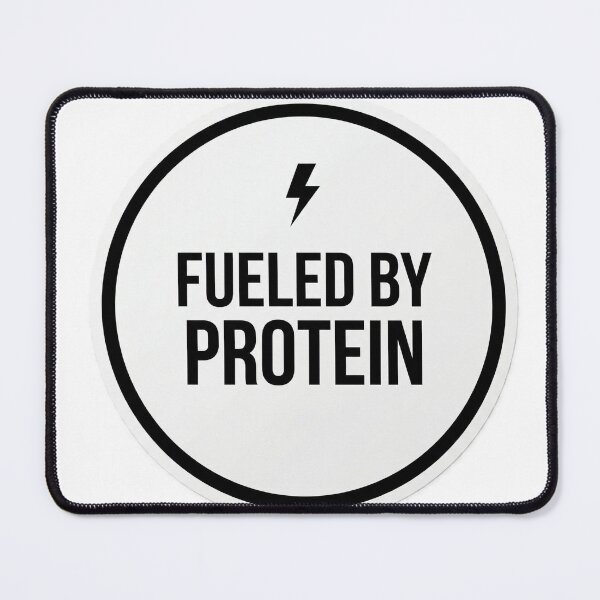 Item preview,  Fueled By Protein Minimalist Sticker Gym Nutrition Fitness Humor designed and sold by Bmd4Fitness.