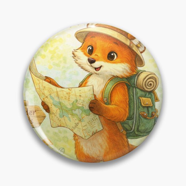 Item preview, Explorer Fox – “Adventure Awaits!” designed and sold by MimisCornerCo.