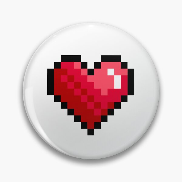 Item preview, Pixelated Heart | Red Heart | Games Heart  designed and sold by PrintEveryday.