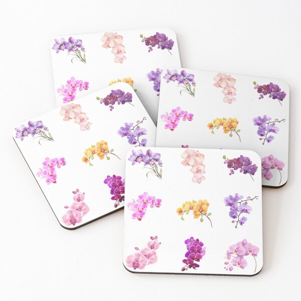 Item preview, Pink, Purple, and Yellow Orchids designed and sold by WillandWent.
