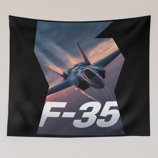 Item preview, American US Fighter Jet F-35 flying 4 designed and sold by Neon G.