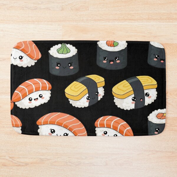 Artikelvorschau, Kawaii Sushi Muster entworfen und verkauft von Timegraf.