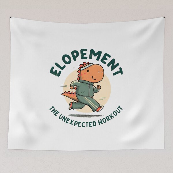 Item preview, Elopement The Unexpected Workout Funny Caregiver Humor designed and sold by LunaMagicStudio.
