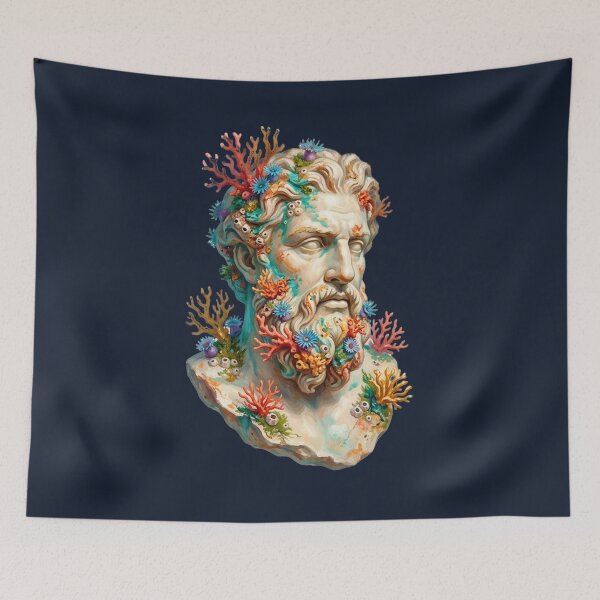 Item preview, The Coral Poseidon Profile // Le Roi Profond designed and sold by codex antique.
