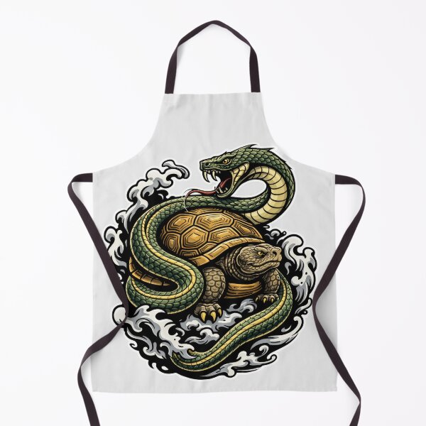 Item preview, Genbu Black Tortoise & Snake – Japanese Guardian Tattoo Art designed and sold by Totemica.