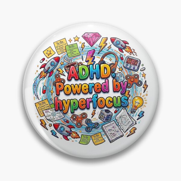 Item preview, ADHD: powered by hyperfocus designed and sold by Nurse Eve.