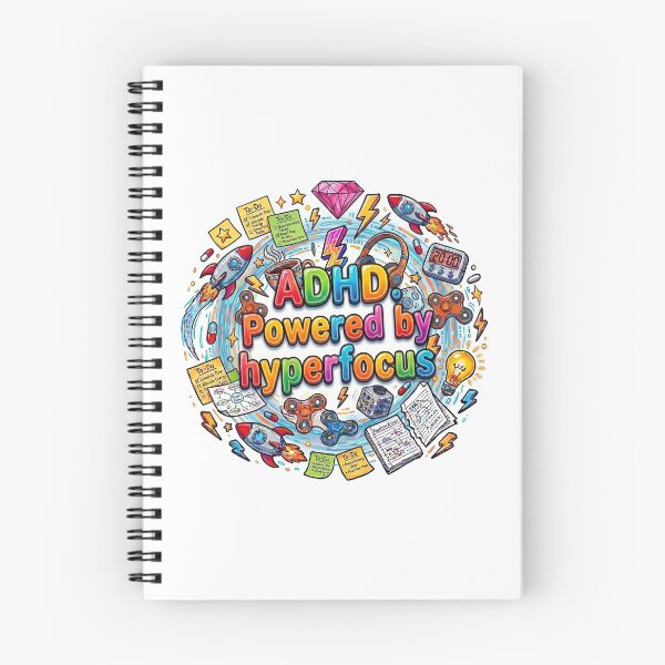 Item preview, ADHD: powered by hyperfocus designed and sold by Nurse Eve.