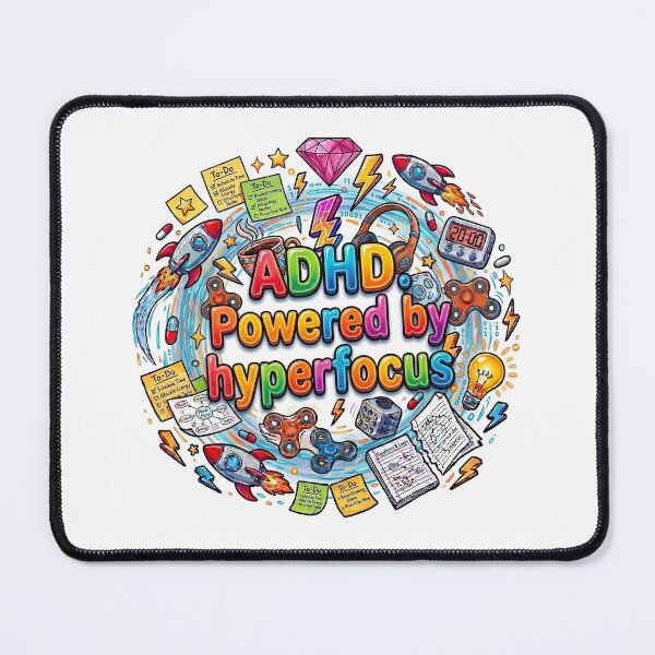 Item preview, ADHD: powered by hyperfocus designed and sold by Nurse Eve.