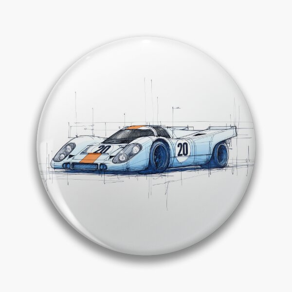 Item preview, 917 Race Car Side Sketch Illustration designed and sold by blackdogshop.