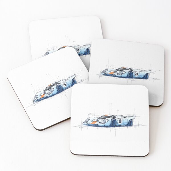 Item preview, 917 Race Car Side Sketch Illustration designed and sold by blackdogshop.