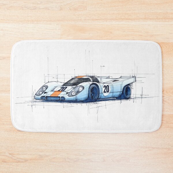 Item preview, 917 Race Car Side Sketch Illustration designed and sold by blackdogshop.
