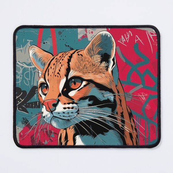 Item preview, Ocelot street art illustration designed and sold by drizzd.