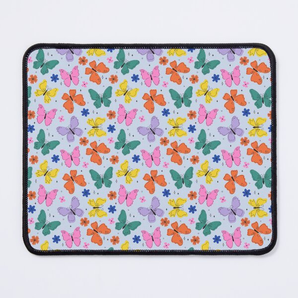 Item preview, colorful butterflies and flowers designed and sold by burbura.