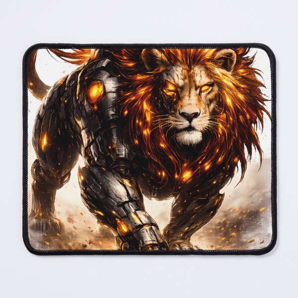 Item preview, Cyber Lion – Solar King | Futuristic Apex Beast designed and sold by Z-arts.