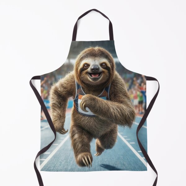 Item preview, Exuberant Sloth Tears Up the Track designed and sold by Tridentulus.