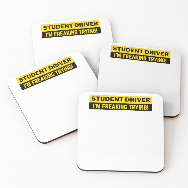 Item preview, Student Driver I’m Freaking Trying! designed and sold by krystalRomanart.