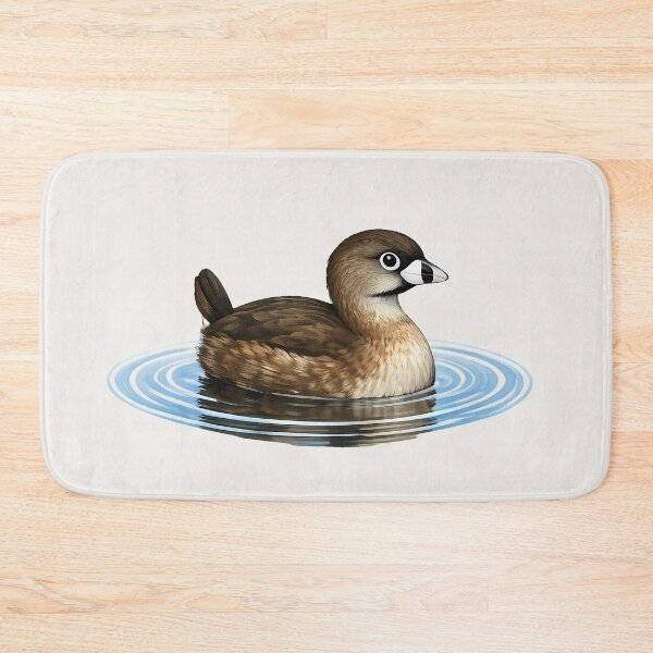 Item preview, Pied-billed Grebe – Wildlife Illustration Design designed and sold by Ombrya.