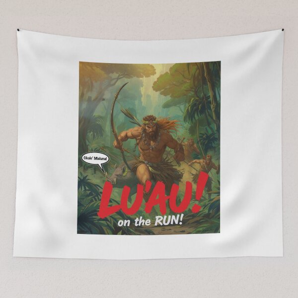 Item preview, Luau On The Run Print designed and sold by Lichentroupe63.
