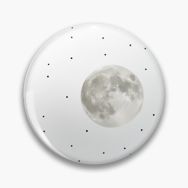 Item preview, Circle Moon with Dot Stars - Celestial Pattern Art designed and sold by pumsquare.