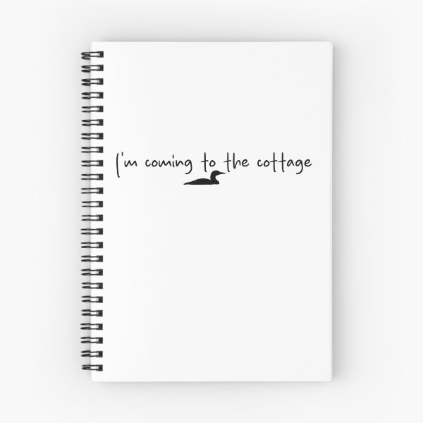 Item preview, I'm coming to the cottage - with mini loon - Heated Rivalry, Ilya Rozanov, Shane Hollander, Hollanov Quote Sticker Art designed and sold by RosefinchArt.