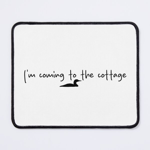 Item preview, I'm coming to the cottage - with mini loon - Heated Rivalry, Ilya Rozanov, Shane Hollander, Hollanov Quote Sticker Art designed and sold by RosefinchArt.