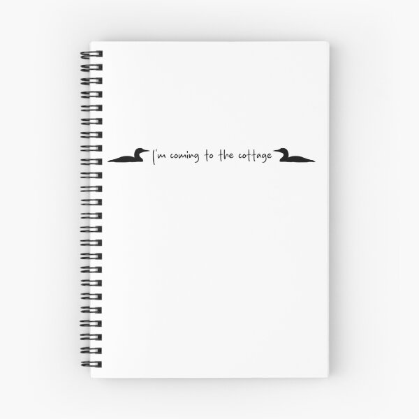 Item preview, I'm coming to the cottage - with loons - Heated Rivalry, Ilya Rozanov, Shane Hollander, Hollanov Quote Sticker Art designed and sold by RosefinchArt.