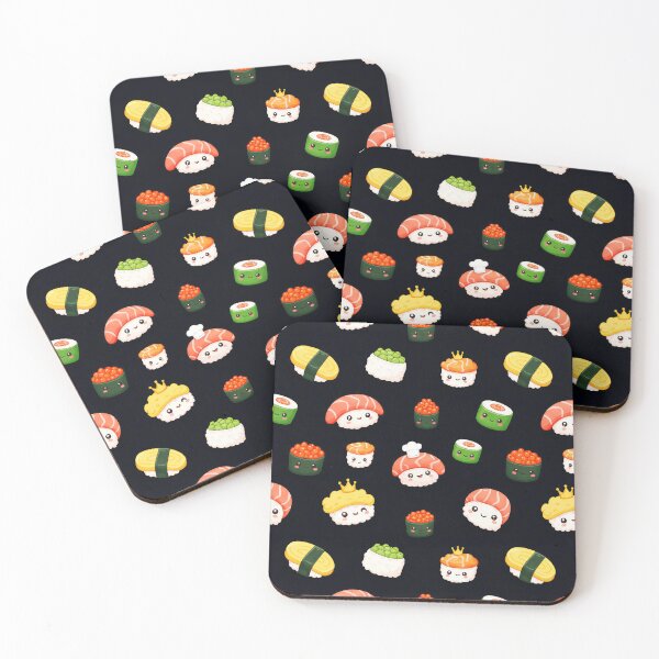 Item preview, Kawaii Sushi Pattern  designed and sold by Timegraf.