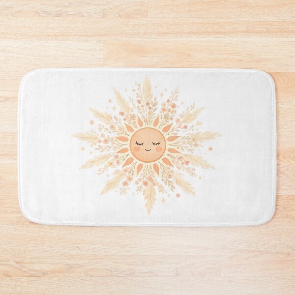 Item preview, Boho Sun Face with Pampas Grass and Wildflowers — Celestial Floral Art designed and sold by Art-Selling.