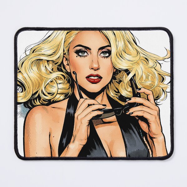 Item preview, Lady Gaga and her glasses (fan art) designed and sold by PopCultureAndStuff.