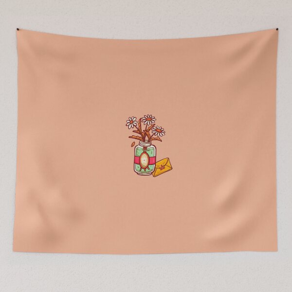 Item preview,  Orange Flower Vase with an Envelope Illustration designed and sold by nada-art.