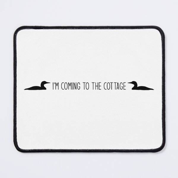 Item preview, I'm coming to the cottage - with loons - Heated Rivalry, Ilya Rozanov, Shane Hollander, Hollanov Quote Sticker Art designed and sold by RosefinchArt.