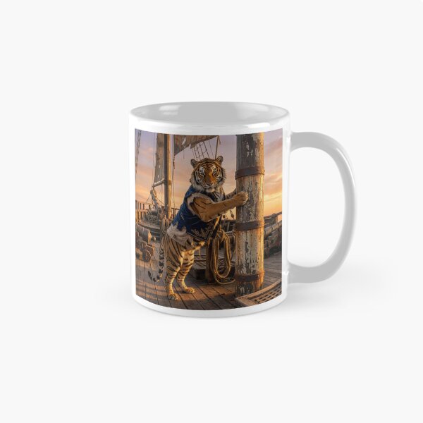 Item preview, Tiger Pirate Heads Up to the Crow's Nest designed and sold by Tridentulus.