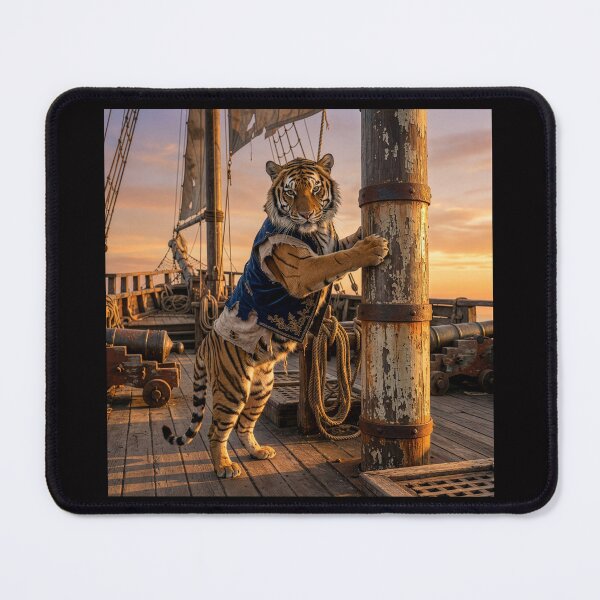 Item preview, Tiger Pirate Heads Up to the Crow's Nest designed and sold by Tridentulus.