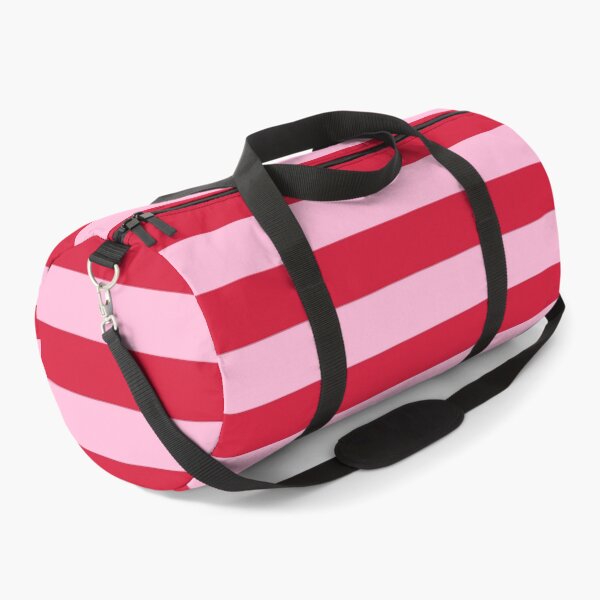 Item preview, Medium RED and  COTTON CANDY PINK Horizontal STRIPES designed and sold by RachelMacht.