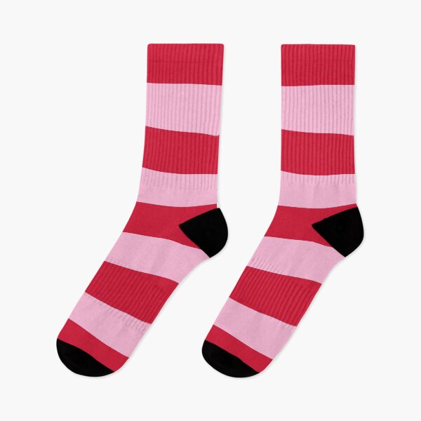 Item preview, Medium RED and  COTTON CANDY PINK Horizontal STRIPES designed and sold by RachelMacht.