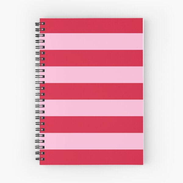 Item preview, Medium RED and  COTTON CANDY PINK Horizontal STRIPES designed and sold by RachelMacht.