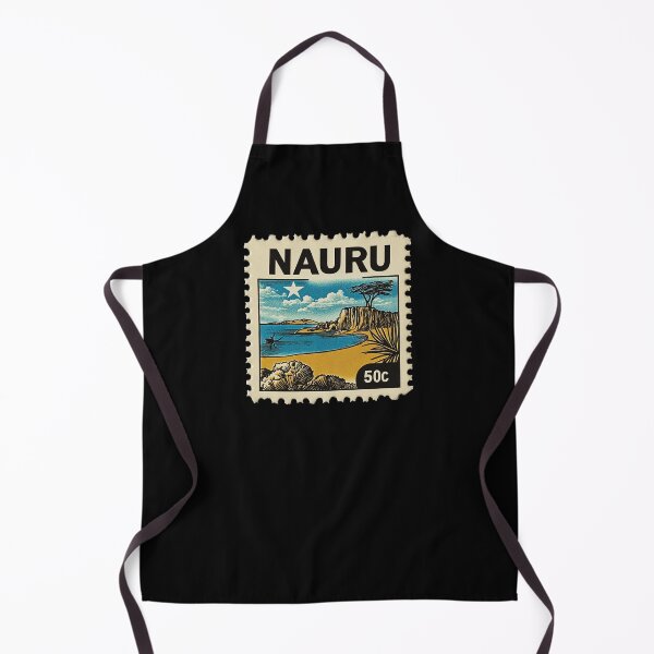 Item preview, Vintage Nauru Postage Stamp Art - Limestone Pinnacles & Pacific Coast designed and sold by tiigerdad.