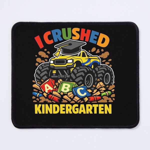Item preview, I Crushed Kindergarten Monster Truck Graduation Boys Kids designed and sold by clothesy7.